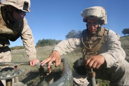 Bulk fuel Marines simulate fuel farm