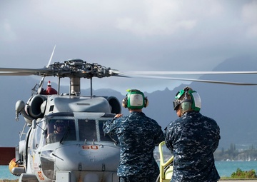 HSL-37 Seahawk helicopter makes its final flight