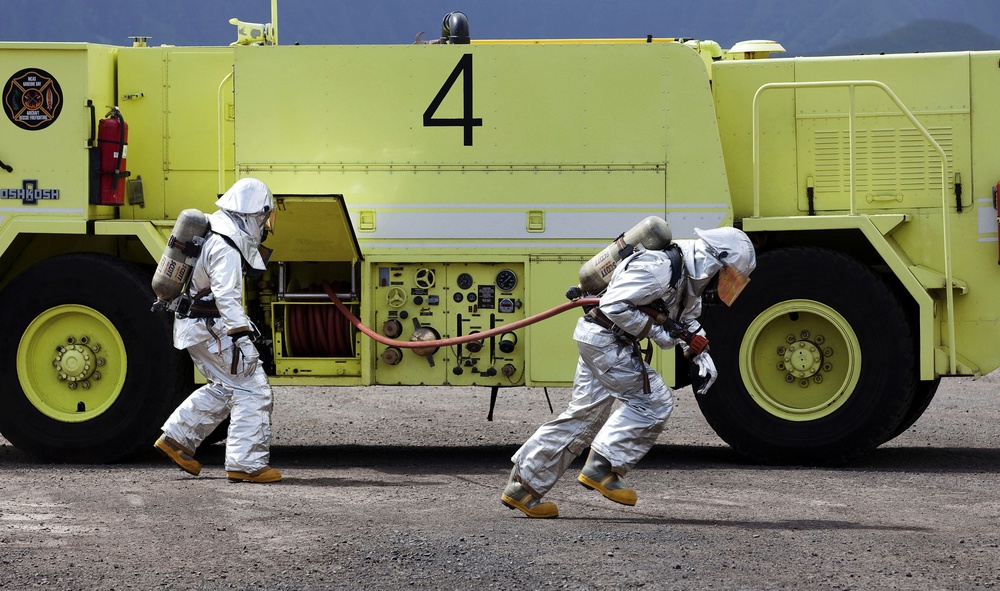 Spraying Saviors: Firefighters train to preserve lives, property