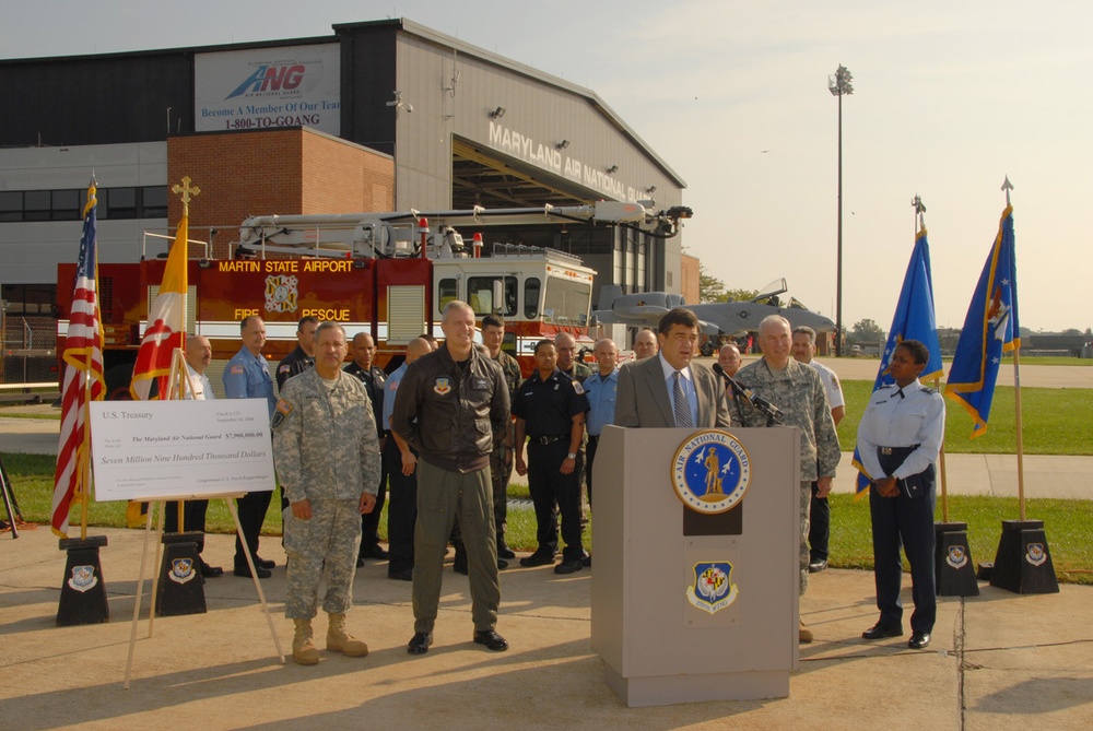 Warfield Air National Guard Base New Fire Station