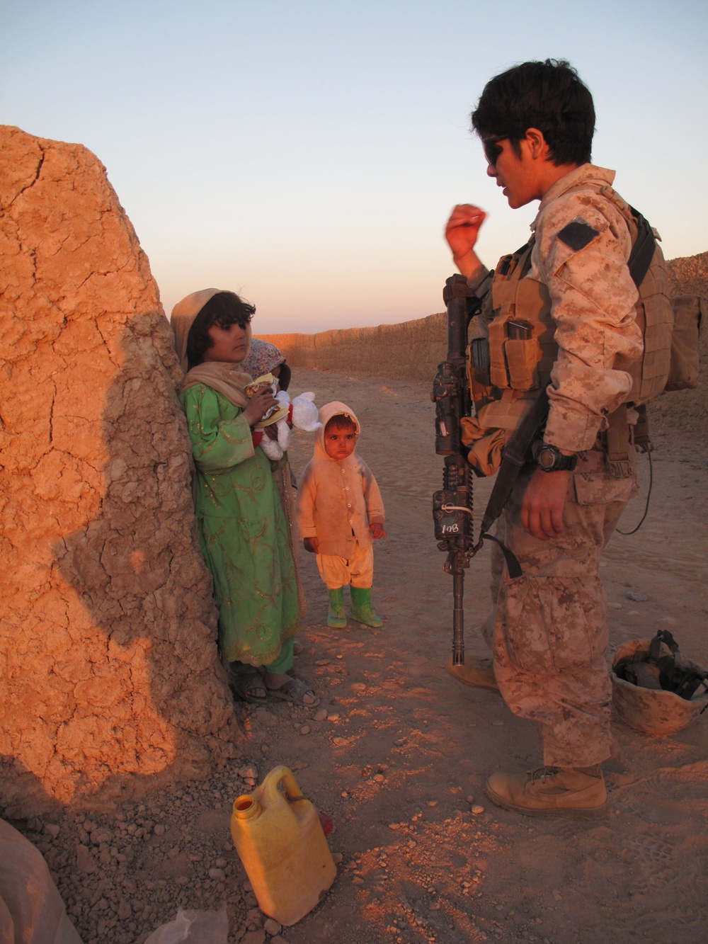 Marine uses personal experiences to help Afghans