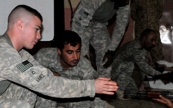 Cav. soldiers train overnight with Department of Border Enforcement