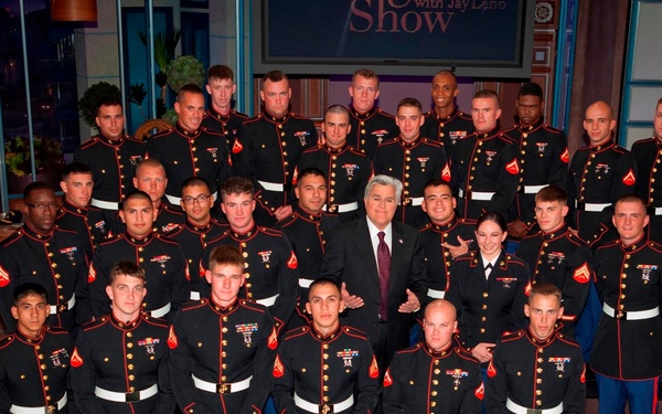 Jay Leno welcomes service member-only audience