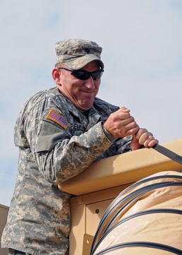 Deploying Soldiers Receive New Equipment