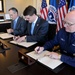 USCG, ICE, CBP charter signing