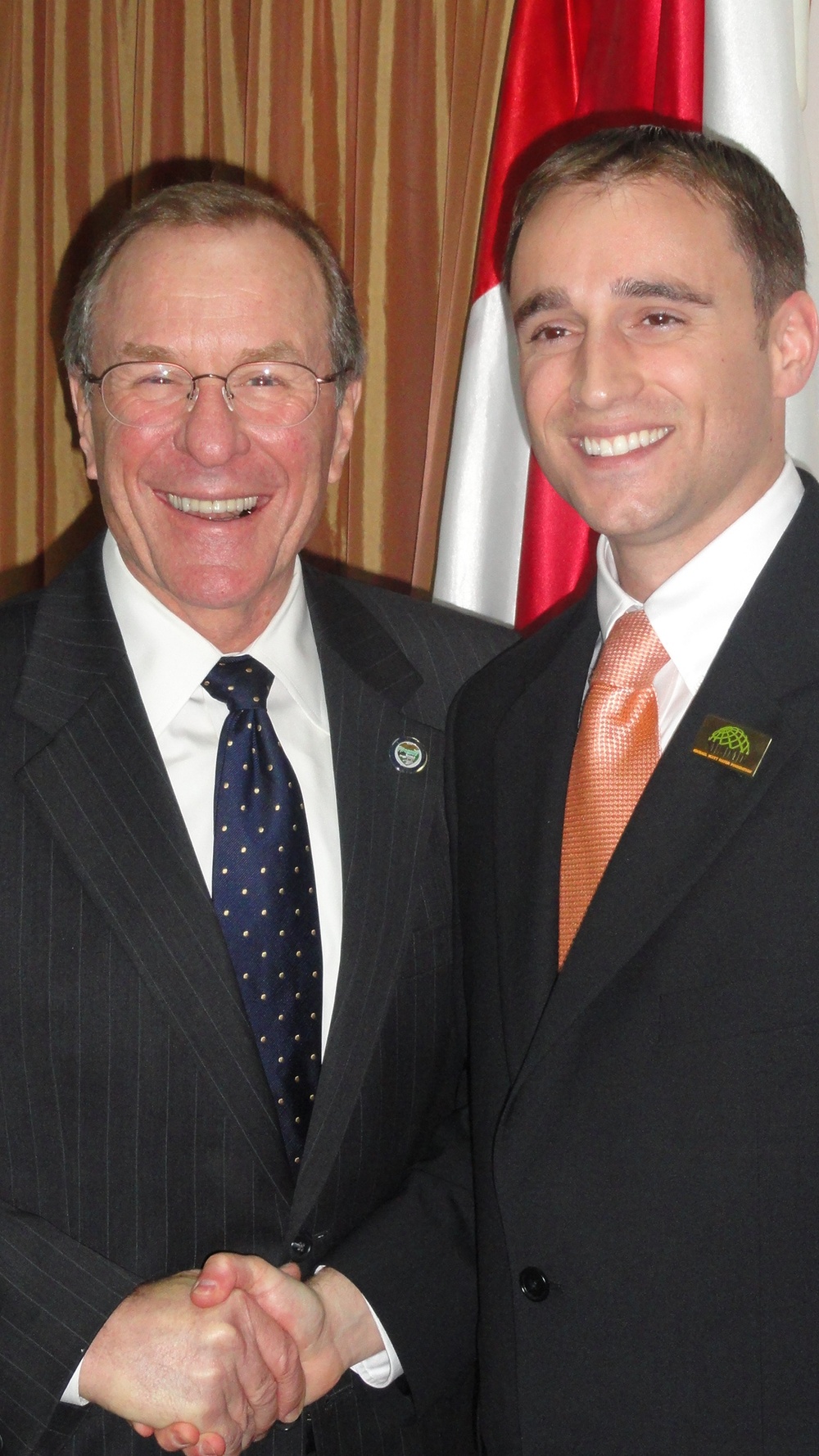 Josh Mater and Oregon governor