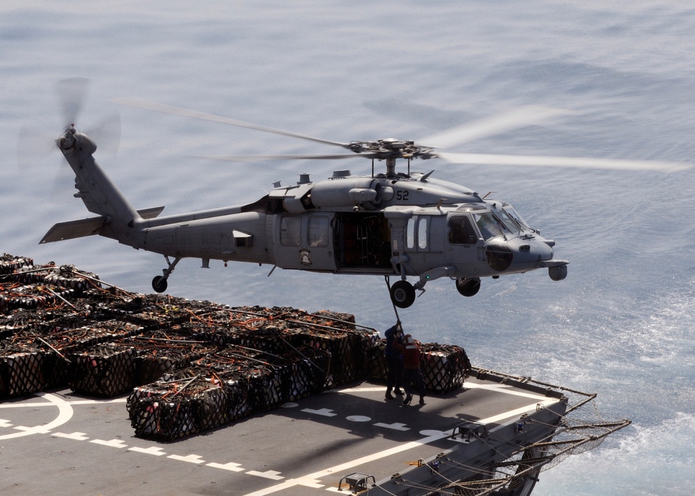 USS Peleliu Action