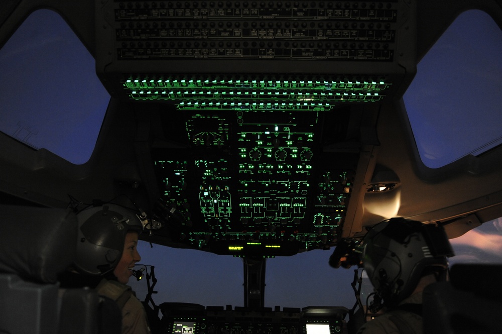 C-17 Aircrew transports cargo and passengers