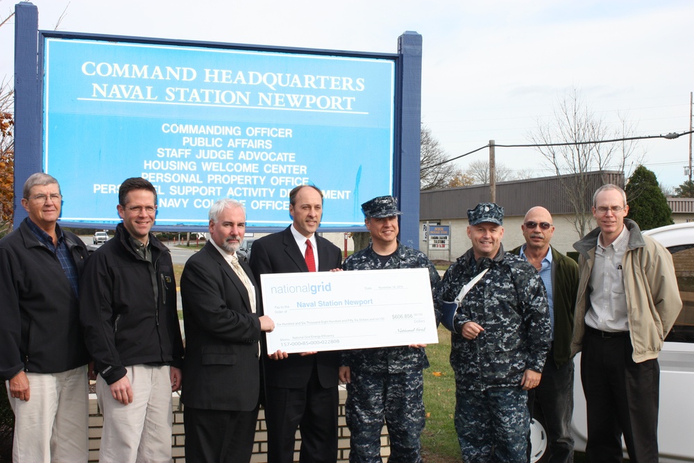 Reps From National Grid at Naval Station Newport