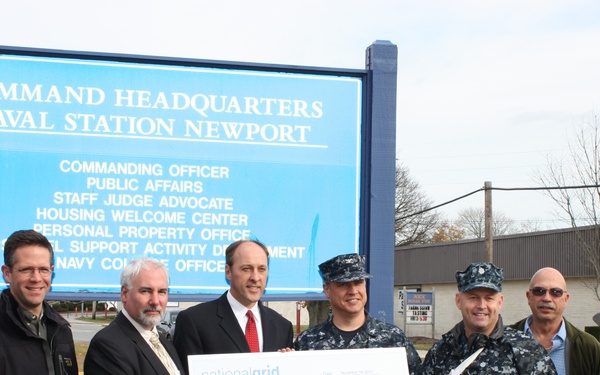Reps From National Grid at Naval Station Newport