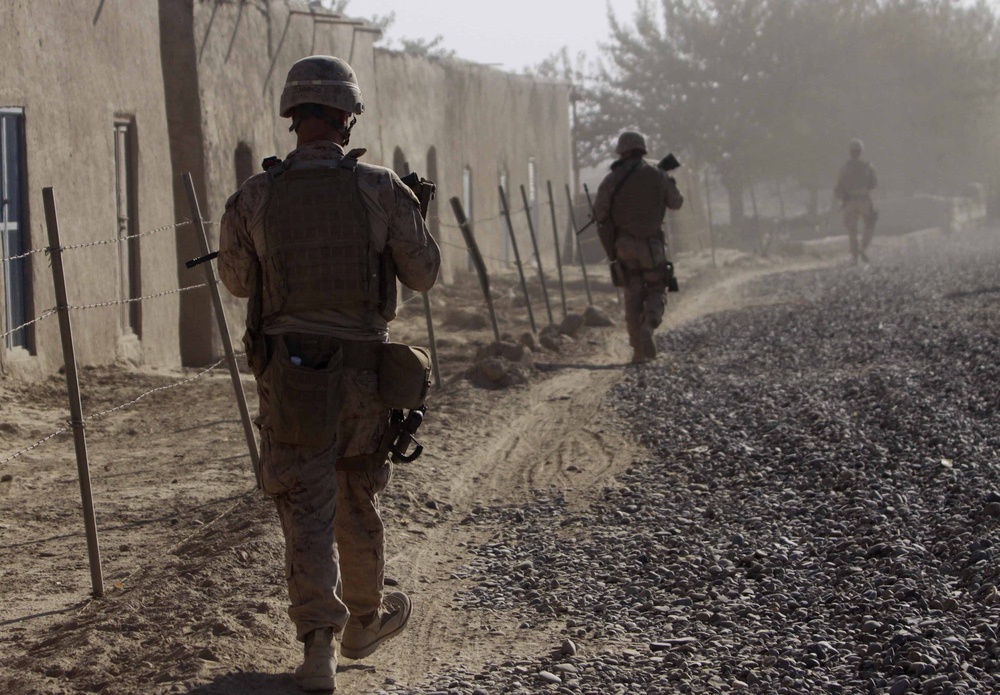 Serving to protect: Security Marines conduct operations in Afghanistan