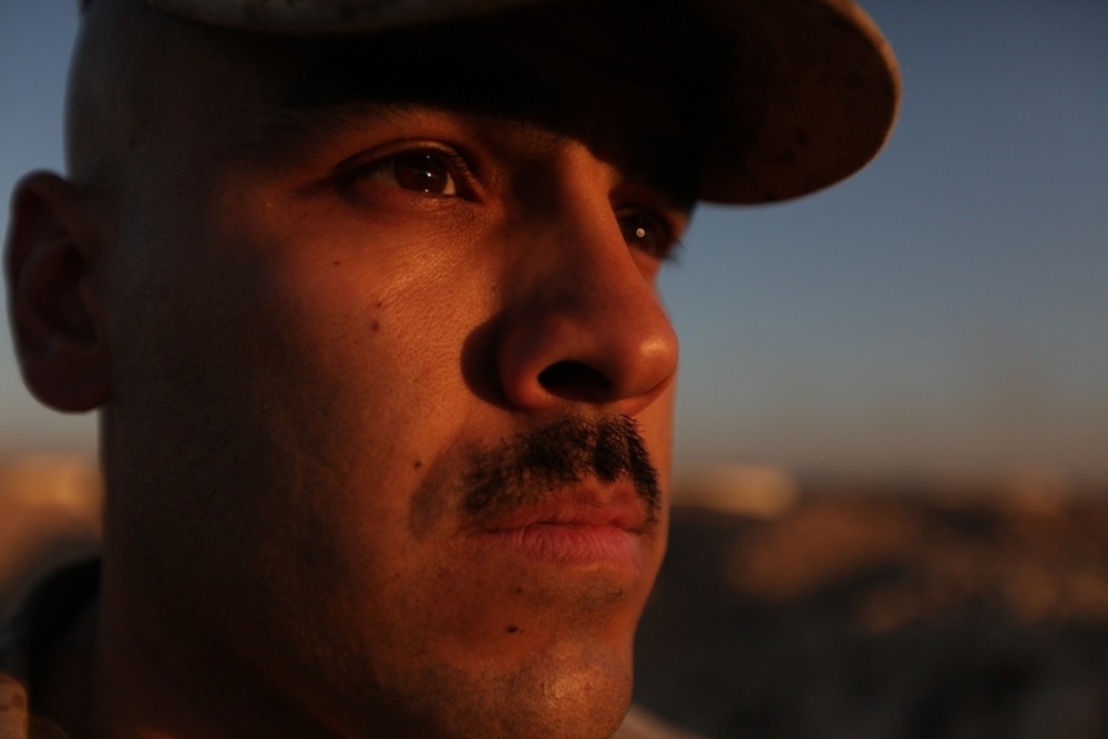 Marines grow 'Afghanistache' for men's health awareness