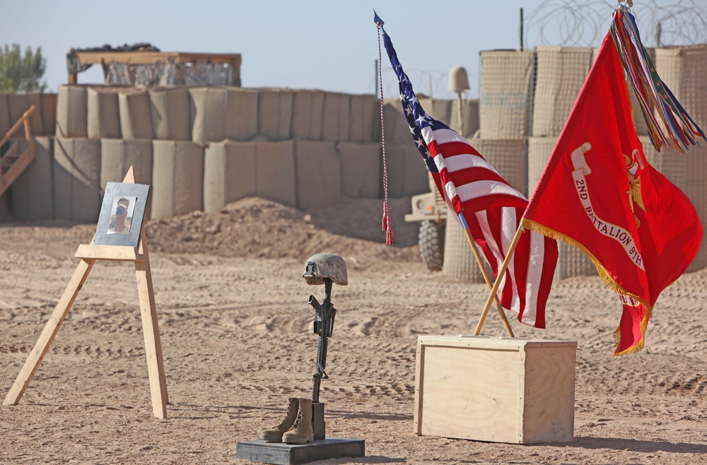 2nd Battalion, 9th Marines, pay final tribute to fun-loving rifleman