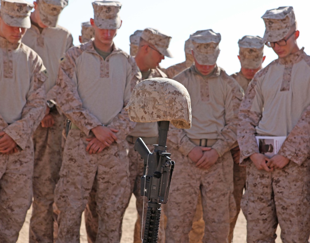 2nd Battalion, 9th Marines, pay final tribute to fun-loving rifleman