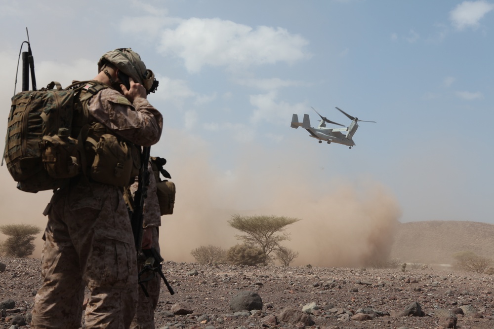 Vertical Assault Exercise- Djibouti