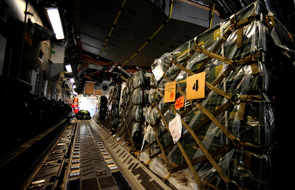 379th Expeditionary Aircraft Maintenance Squadron conduct operations