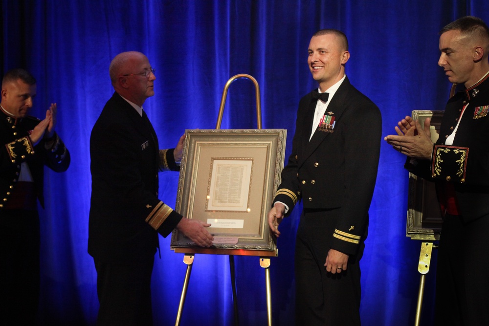 Navy Chaplain Awarded For Religious Service in Helmand Provice at New York Gala, Nov. 18