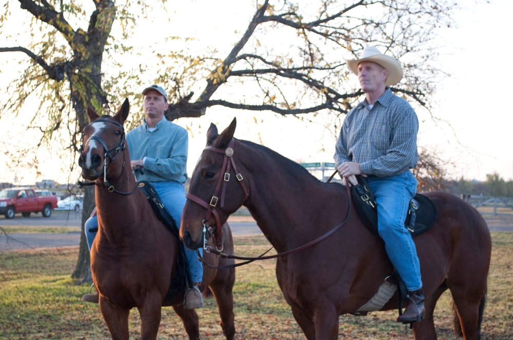 Senior Fort Sill leaders saddle up for staff ride