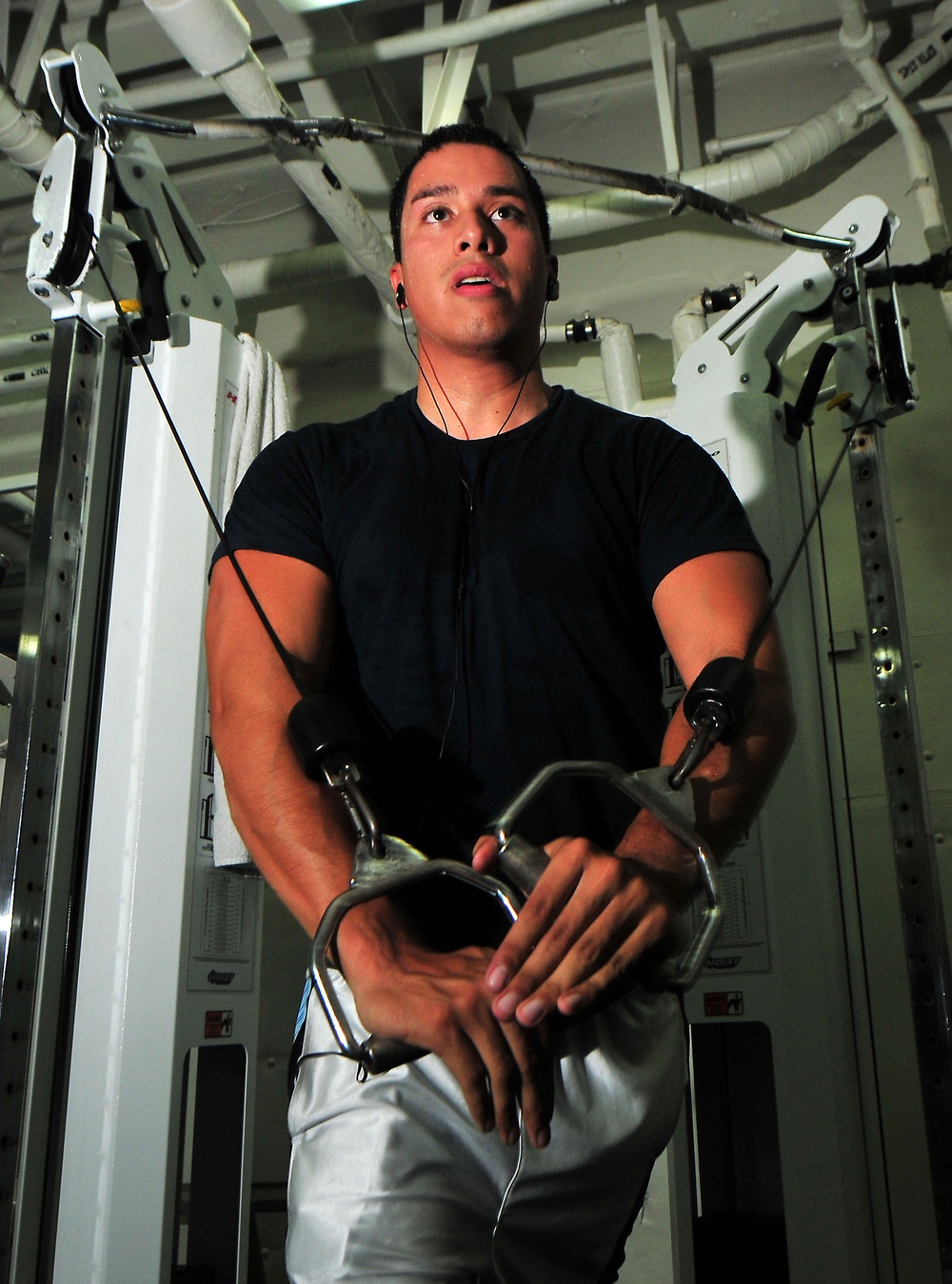 USS Pearl Harbor fitness action