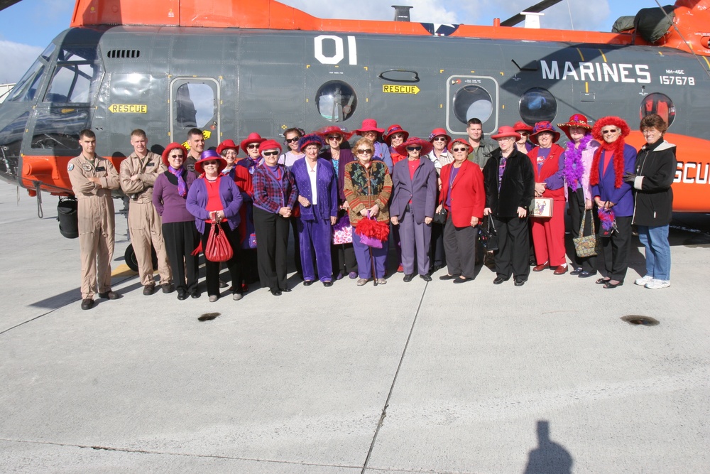 Search and rescue crew connects with local ‘Red Hat Ladies’ club