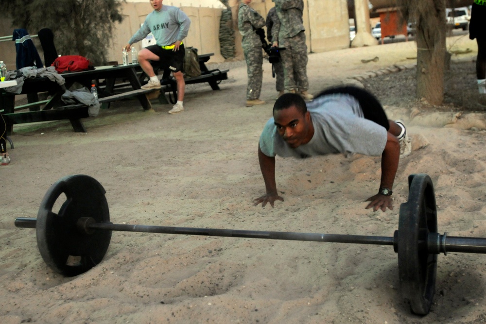 ‘Raider Brigade’ warriors sweat through CrossFit workout to support Wounded Warriors