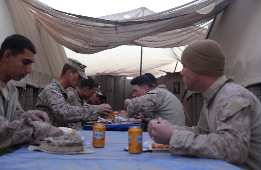 Thanksgiving with the Marines of 3/5