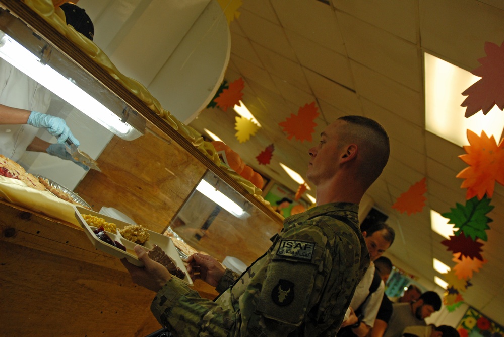 Red Bulls Soldier orders dessert for his Thanksgiving Day lunch
