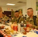 Red Bull Soldiers eat Thanksgiving Day lunch