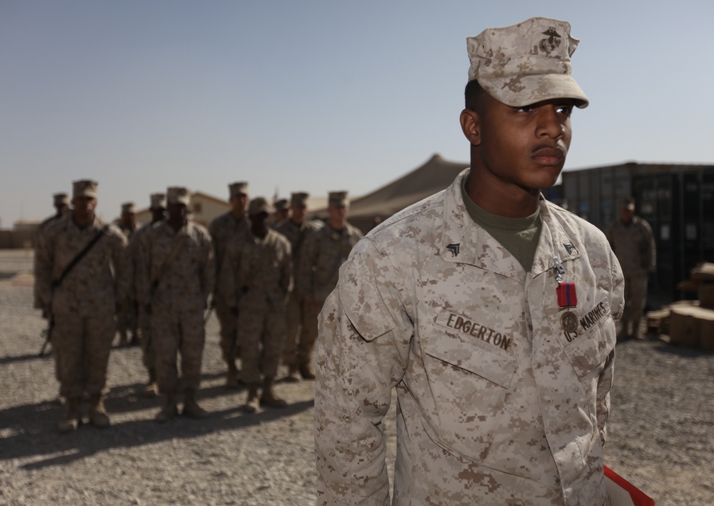 Marine son reunites with Army dad in Afghanistan