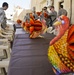 Soldiers enjoy Thanksgiving meal on remote outpost