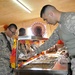 Soldiers enjoy Thanksgiving meal on remote outpost