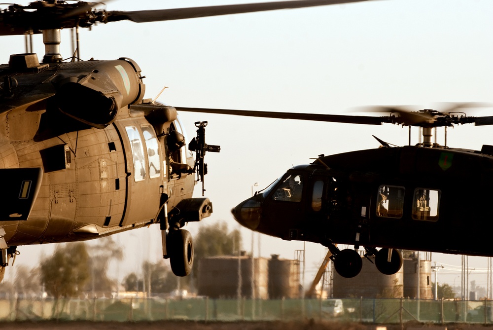 Army's sole aviation brigade in Iraq