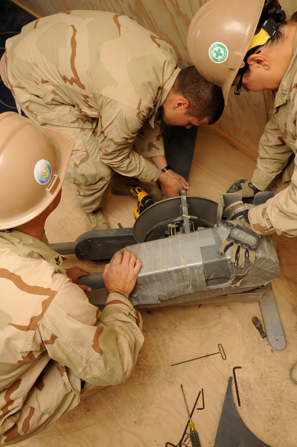 Seabees Repair Cardio Equipment in Afghanistan