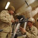 Seabees Repair Gym Equipment in Camp Leatherneck Afghanistan