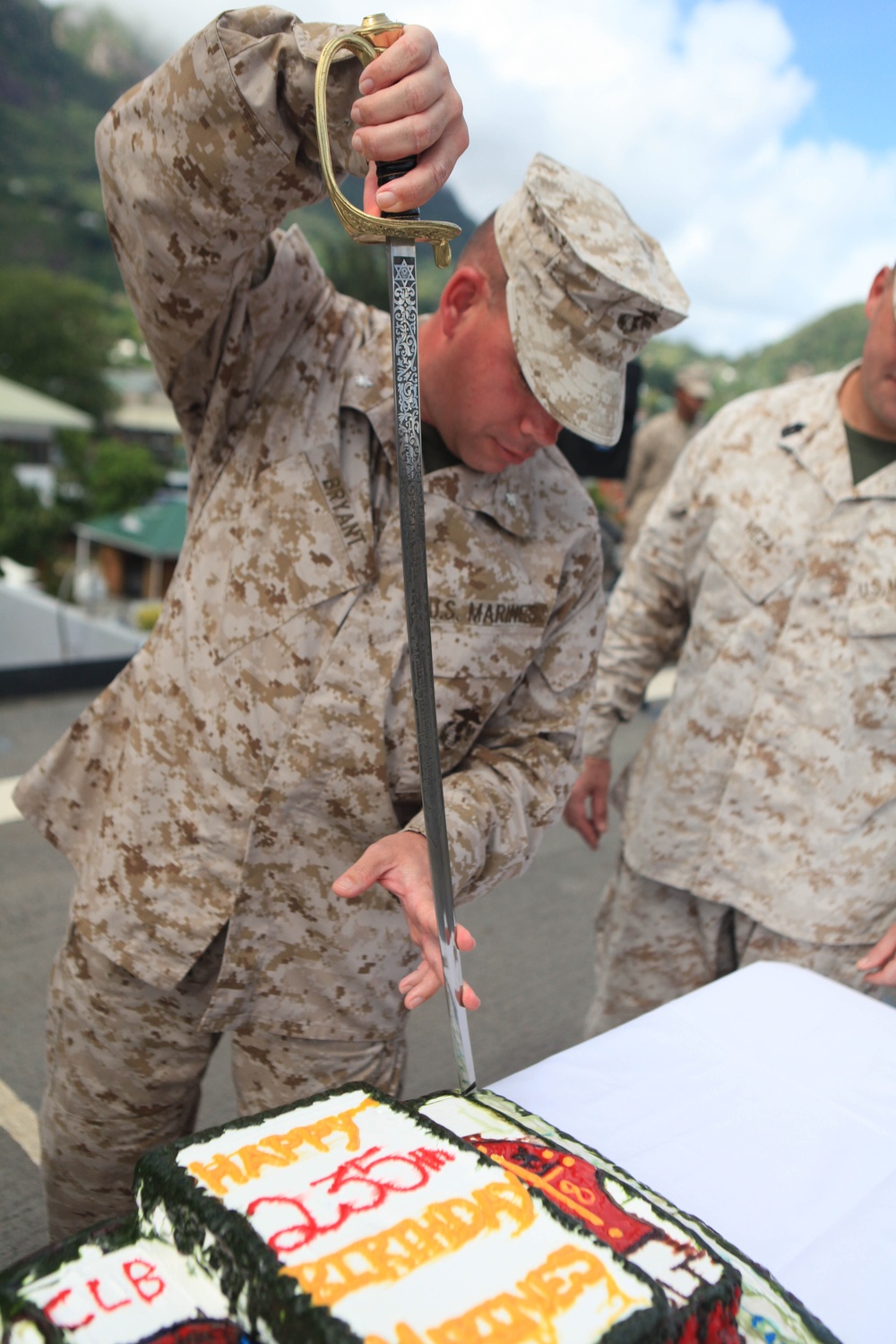 Marine Corps Birthday aboard USS Ponce