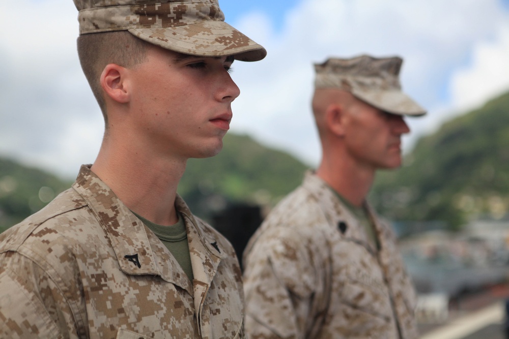 Marine Corps Birthday aboard USS Ponce