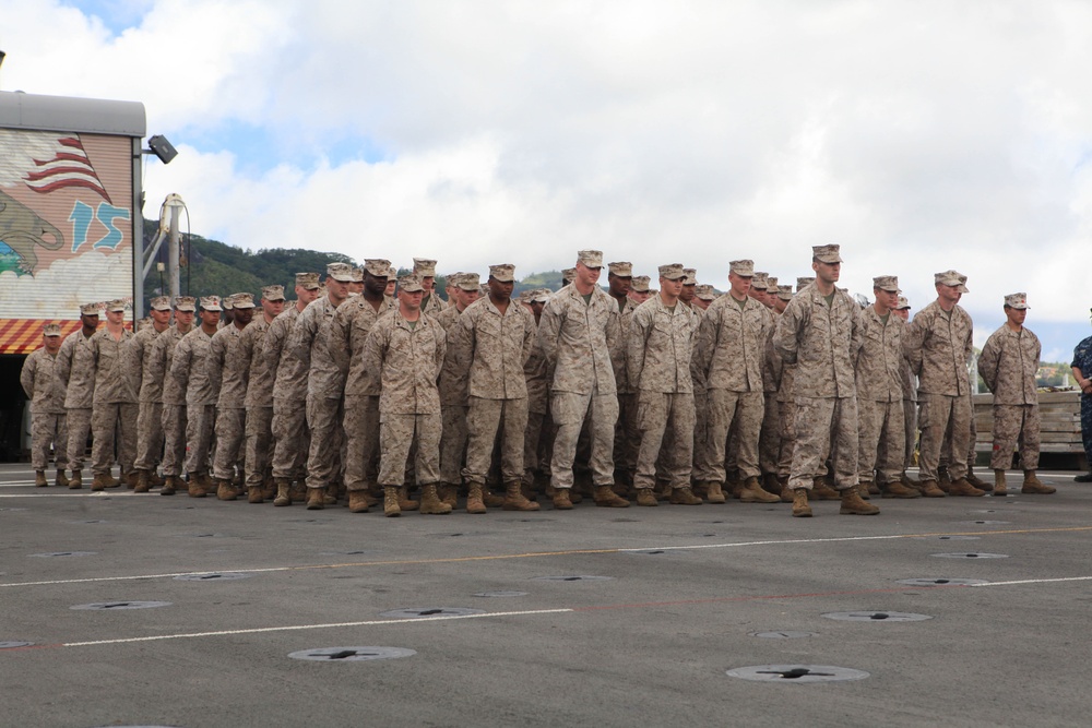 Marine Corps Birthday aboard USS Ponce