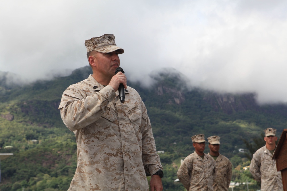 Marine Corps Birthday aboard USS Ponce