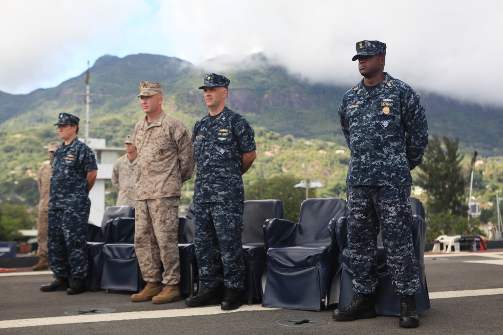 Marine Corps Birthday aboard USS Ponce