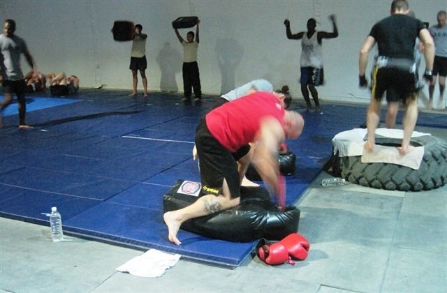 All Army combative instructor trains service members for upcoming Fight Night