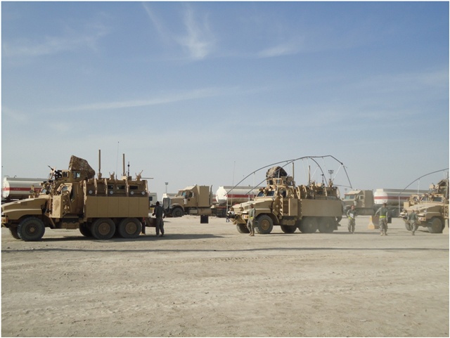 DVIDS - News - Maintenance Company Soldiers provide convoy security ...