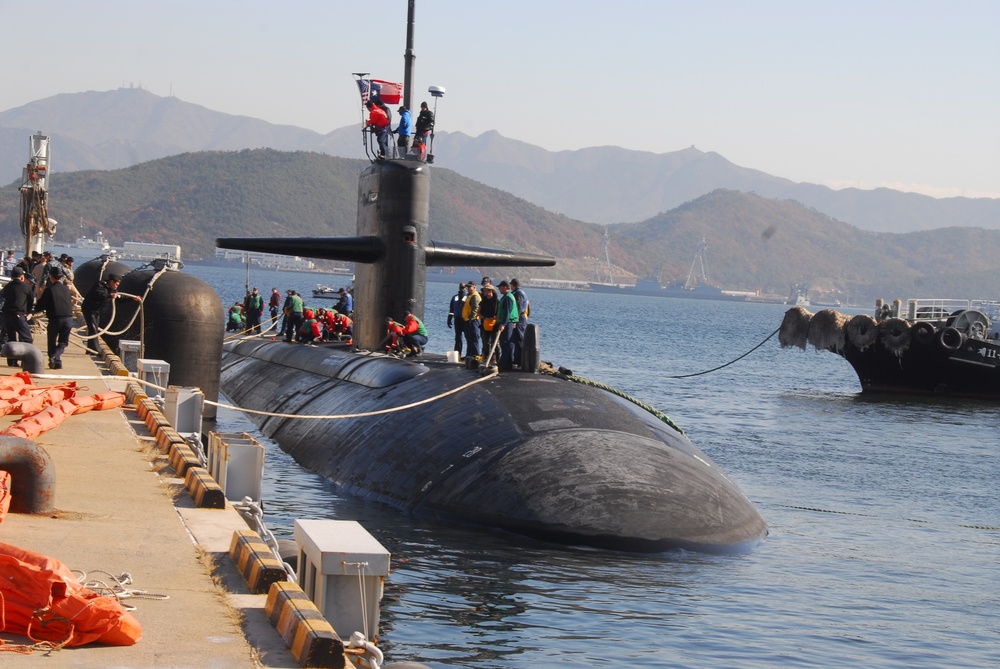 USS Houston in Korea