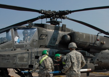 1st of the 151st Aviation conducts gunnery training
