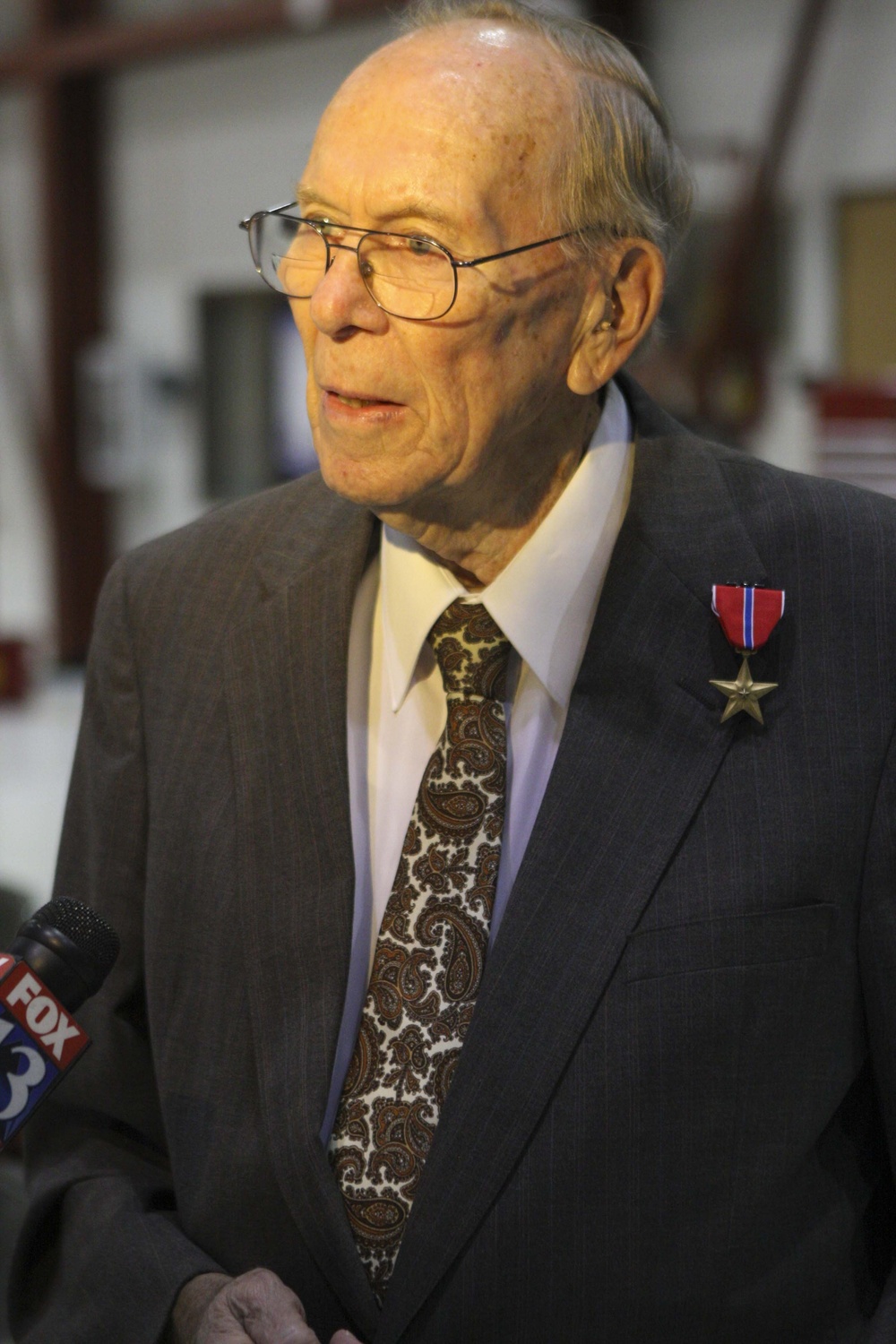 WWII vet presented medal earned 65 years ago