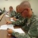 Pvt. Sanchez Prepares for the GED Examination