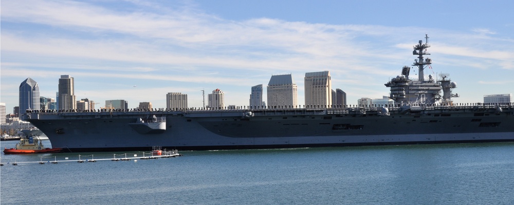 USS Carl Vinson action