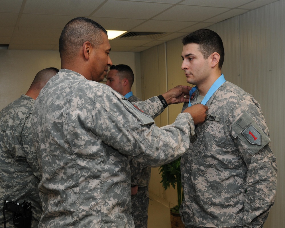 Three 1st Infantry Division NCOs join elite ranks of Audie Murphy club