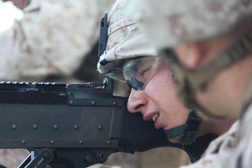 Machine Gun Live-Fire Exercise