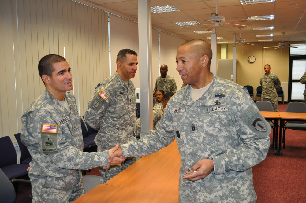 USAREUR CSM visits 18th Engineer Brigade, recognizes engineers