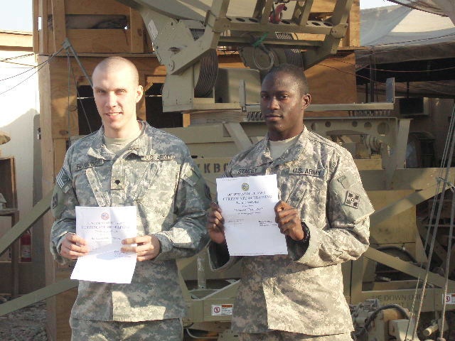 Signal Soldiers continue education 7,000 miles from home